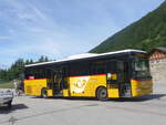 (226'099) - PostAuto Wallis - VS 424'842 - Iveco am 3. Juli 2021 beim Bahnhof Oberwald