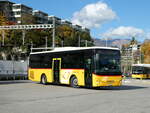 Iveco/796245/242897---autopostale-ticino---ti (242'897) - AutoPostale Ticino - TI 339'218 - Iveco am 17. November 2022 beim Bahnhof Lugano