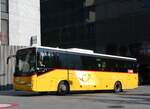 (265'117) - PostAuto Wallis - VS 441'407/PID 10'349 - Iveco am 28. Juli 2024 beim Bahnhof Visp