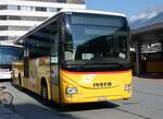 Iveco/858170/265127---autotour-visp---vs (265'127) - Autotour, Visp - VS 48'333/PID 10'518 - Iveco (ex VS 455'577) am 28. Juli 2024 beim Bahnhof Visp