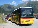 Iveco/858345/265204---flueck-brienz---nr (265'204) - Flck, Brienz - Nr. 25/BE 868'725/PID 11'594 - Iveco am 28. Juli 2024 beim Bahnhof Oberwald 