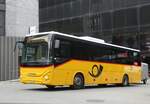 (265'344) - PostAuto Wallis - VS 516'248/PID 11'507 - Iveco am 3. August 2024 beim Bahnhof Visp