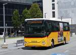 Iveco/859452/265504---bus-trans-visp---vs (265'504) - BUS-trans, Visp - VS 97'000/PID 10'088 - Iveco am 8. August 2024 beim Bahnhof Visp