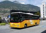 (265'505) - BUS-trans, Visp - VS 123'123/PID 10'347 - Iveco am 8. August 2024 beim Bahnhof Visp