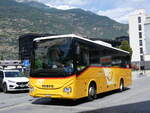 Iveco/859456/265508---bus-trans-visp---vs (265'508) - BUS-trans, Visp - VS 45'555/PID 10'519 - Iveco am 8. August 2024 beim Bahnhof Visp