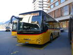 (268'834) - PostAuto Graubnden - GR 102'306/PID 12'012 - Iveco (ex Nr. 6) am 29. Oktober 2024 beim Bahnhof Ilanz