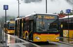 (280'225) - PostAuto Graubnden - GR 159'303/PID 12'085 - Mercedes (ex Nr. 14) am 10. September 2025 beim Bahnhof Ilanz