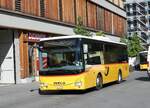 (291'267) - PostAuto Graub�nden - GR 80'806/PID 10'239 - Iveco (ex Nr. 16; ex Fontana, Ilanz Nr. 16; ex Fontana, Ilanz Nr. 2) am 29. September 2026 beim Bahnhof Ilanz