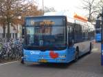 (156'983) - Qbuzz, Groningen - Nr. 2054/BX-FG-72 - MAN am 20. November 2014 beim Bahnhof Hoogeveen