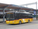 (215'132) - PostAuto Bern - BE 422'461 - MAN/Gppel (ex AVG Meiringen Nr. 61) am 14. Mrz 2020 beim Bahnhof Gstaad- 