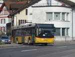 (223'777) - PostAuto Zentralschweiz - Nr. 4/OW 10'023 - MAN (ex Dillier, Sarnen Nr. 4) am 26. Februar 2021 beim Bahnhof Sarnen