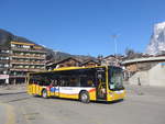 (223'892) - Grindelwaldbus, Grindelwald - Nr. 11/BE 261'865 - MAN/Gppel am 28. Februar 2021 beim Bahnhof Grindelwald