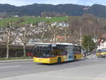 (224'060) - PostAuto Zentralschweiz - Nr. 5/OW 10'002 - MAN (ex Dillier, Sarnen Nr. 5) am 13. Mrz 2021 beim Bahnhof Sarnen