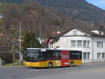 (224'064) - PostAuto Zentralschweiz - Nr. 10/OW 10'004 - MAN (ex Dillier, Sarnen Nr. 10) am 13. Mrz 2021 beim Bahnhof Sarnen