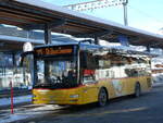 MAN/764214/231528---postauto-bern---be (231'528) - PostAuto Bern - BE 422'461 - MAN/Gppel (ex AVG Meiringen Nr. 61) am 20. Dezember 2021 beim Bahnhof Gstaad