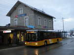 (231'997) - PostAuto Ostschweiz - SZ 120'607 - MAN (ex Kistler, Reichenburg) am 10. Januar 2022 beim Bahnhof Siebnen-Wangen