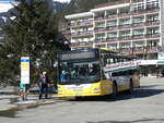(232'851) - Grindelwaldbus, Grindelwald - Nr. 23/BE 70'397 - MAN am 13. Februar 2022 beim Bahnhof Grindelwald