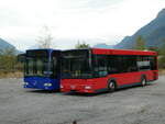 (240'646) - Lathion, Sion - Nr. 19 - MAN/G�ppel (ex AFA Adelboden Nr. 55) am 8. Oktober 2022 bei St-Maurice