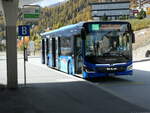 MAN/791158/241102---engadin-bus-st-moritz (241'102) - Engadin Bus, St. Moritz - Nr. 105/GR 100'105 - MAN am 12. Oktober 2022 beim Bahnhof St. Moritz