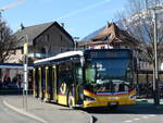 (246'163) - PostAuto Zentralschweiz - Nr. 511/NW 25'296/PID 11'904 - MAN am 16. Februar 2023 beim Bahnhof Stans