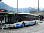 (246'990) - RTB Altstätten - Nr. 915/SG 482'211 - MAN (ex PostBus/A BD 15'345) am 9. März 2023 beim Bahnhof Buchs
