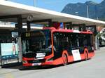 (255'590) - Chur Bus, Chur - Nr. 5/GR 97'505 - MAN am 26. September 2023 beim Bahnhof Chur