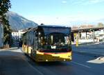 (256'520) - PostAuto Zentralschweiz - Nr. 512/OW 10'601/PID 10'591 - MAN (ex Nr. 1; ex Dillier, Sarnen Nr. 1) am 28. Oktober 2023 beim Bahnhof Sarnen