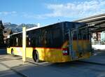 (256'524) - PostAuto Zentralschweiz - Nr. 512/OW 10'601/PID 10'591 - MAN (ex Nr. 1; ex Dillier, Sarnen Nr. 1) am 28. Oktober 2023 beim Bahnhof Sarnen