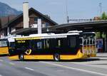 (265'052) - PostAuto Zentralschweiz - Nr. 507/OW 10'040/PID 11'414 - MAN (ex Nr. 7) am 27. Juli 2024 beim Bahnhof Sarnen