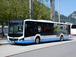 MAN/861767/266255---bsw-sargans---nr (266'255) - BSW Sargans - Nr. 349/SG 297'519 - MAN am 27. August 2024 beim Bahnhof Sargans