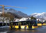 (270'237) - PostAuto Zentralschweiz - Nr. 504/OW 10'004/PID 10'777 - MAN (ex Nr. 10; ex Dillier, Sarnen Nr. 10) am 25. Dezember 2024 beim Bahnhof Sarnen