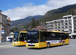 (273'265) - GrindelwaldBus, Grindelwald - Nr. 15/BE 525'871 - MAN am 28. März 2025 beim Bahnhof Grindelwald