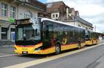 (281'033) - PostAuto Bern - BE 653'384/PID 12'063 - MAN am 5. Oktober 2025 beim Bahnhof Spiez