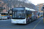 (284'152) - PostAuto Wallis - VS 449'118/PID 10'446 - MAN am 15. Januar 2026 in Brig, Garage