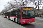 (284'471) - TRAVYS Yverdon - Nr. 111/VD 1257 - MAN am 31. Januar 2026 beim Bahnhof Yverdon