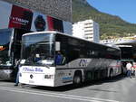 Mercedes/859961/265664---loiseau-bleu-sierre-- (265'664) - L'Oiseau Bleu, Sierre - VS 293'341 - Mercedes (ex Mller, D-BadWaldsee) am 16. August 2024 beim Bahnhof Visp