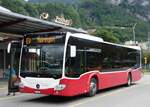 Meiringen/886991/276460---postauto-bern---be (276'460) - PostAuto Bern - BE 707'874/PID 12'319 - Mercedes (ex Wiener Linien, A-Wien Nr. 8163) am 7. Juni 2025 in Meiringen, Postautostation