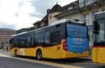 Spiez/899610/281040---postauto-bern---be (281'040) - PostAuto Bern - BE 654'089/PID 11'403 - Mercedes am 5. Oktober 2025 beim Bahnhof Spiez