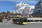 (285'387) - GrindelwaldBus, Grindelwald - Nr. 203/BE 905'203 - Mercedes am 13. M�rz 2026 beim Bahnhof Grindelwald