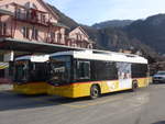 (223'762) - PostAuto Bern - BE 401'568 - Scania/Hess (ex AVG Meiringen Nr. 68; ex AVG Meiringen Nr. 59; ex Steiner, Messen) am 26. Februar 2021 in Meiringen, Postautostation