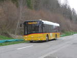 (215'371) - PostAuto Bern - Nr. 7/BE 435'814 - Solaris (ex Lengacher, Wichtrach Nr. 4) am 22. Mrz 2020 in Laupen, Neueneggstrasse