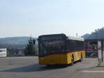 (215'570) - PostAuto Bern - Nr. 7/BE 435'814 - Solaris (ex Lengacher, Wichtrach Nr. 4) am 27. Mrz 2020 beim Bahnhof Flamatt
