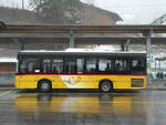 Gstaad/802245/245068---postauto-bern---nr (245'068) - PostAuto Bern - Nr. 11'113/BE 745'481/PID 11'113 - Solaris (ex Nr. 481) am 15. Januar 2023 beim Bahnhof Gstaad