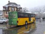 (149'058) - Fontana, Ilanz - Nr. 1/GR 74'221 - Volvo am 1. Mrz 2014 beim Bahnhof Ilanz