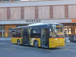 (212'603) - Fontana, Ilanz - Nr. 12/GR 93'977 - Volvo am 7. Dezember 2019 beim Bahnhof Ilanz