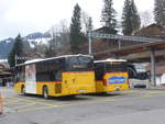 Volvo/693645/215124---kuebli-gstaad---be (215'124) - Kbli, Gstaad - BE 403'014 - Volvo am 14. Mrz 2020 beim Bahnhof Gstaad