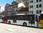 (217'524) - GIOM, Cadempino - TI 183'553 - Volvo (ex TPF Fribourg Nr. 5) am 1. Juni 2020 beim Bahnhof Airolo