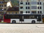 (217'528) - GIOM, Cadempino - TI 183'553 - Volvo (ex TPF Fribourg Nr. 5) am 1. Juni 2020 beim Bahnhof Airolo