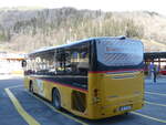 Volvo/802377/245106---postauto-graubuenden---nr (245'106) - PostAuto Graubnden - Nr. 1/GR 74'221/PID 10'930 - Volvo (ex Fontana, Ilanz Nr. 1) am 18. Januar 2023 beim Bahnhof Ilanz
