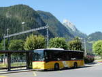 (252'600) - Kbli, Gstaad - BE 308'737/PID 11'458 - Volvo am 11. Juli 2023 beim Bahnhof Saanen